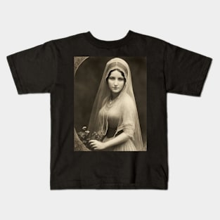 Vintage Lady 4 Kids T-Shirt